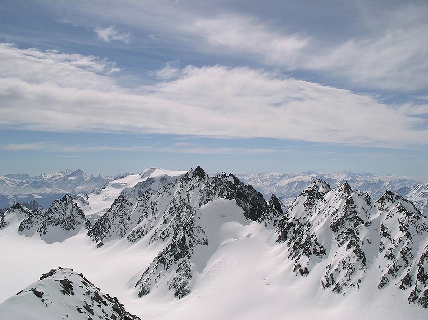 Vue du sommet de Boveire en direction SW