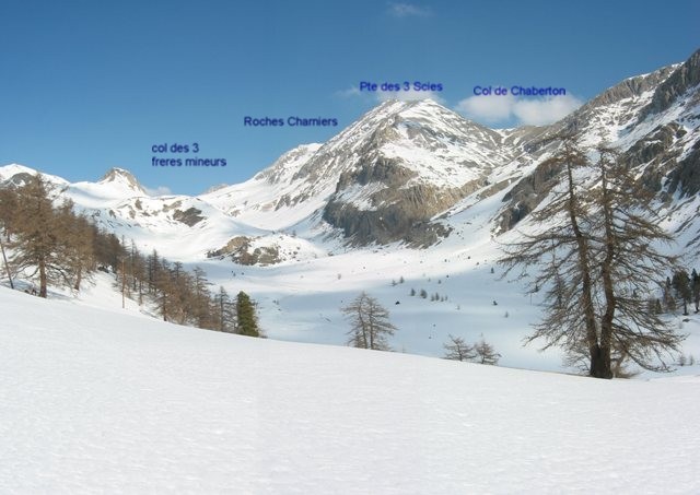 En direction du col des trois freres mineurs