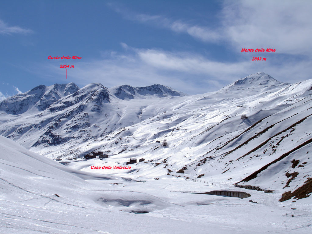 La Vallaccia Lunga, dal Ponte del Rezz 2021 m, (Trepalle).