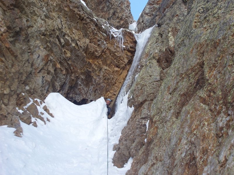 Nouvel itinéraire (variante) à la Roche de la Gardette : 1er ressaut