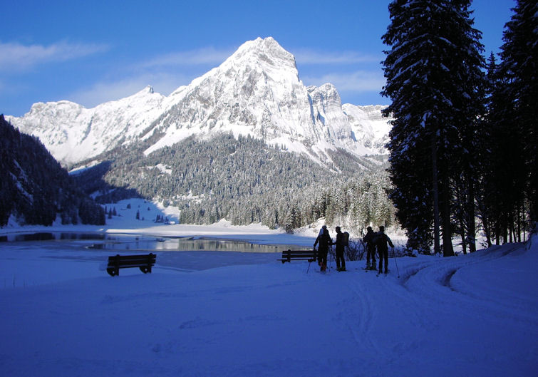 Salendo alla Rautispitz, Obersee.