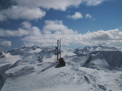 Spearhead. Vue depuis le sommet.