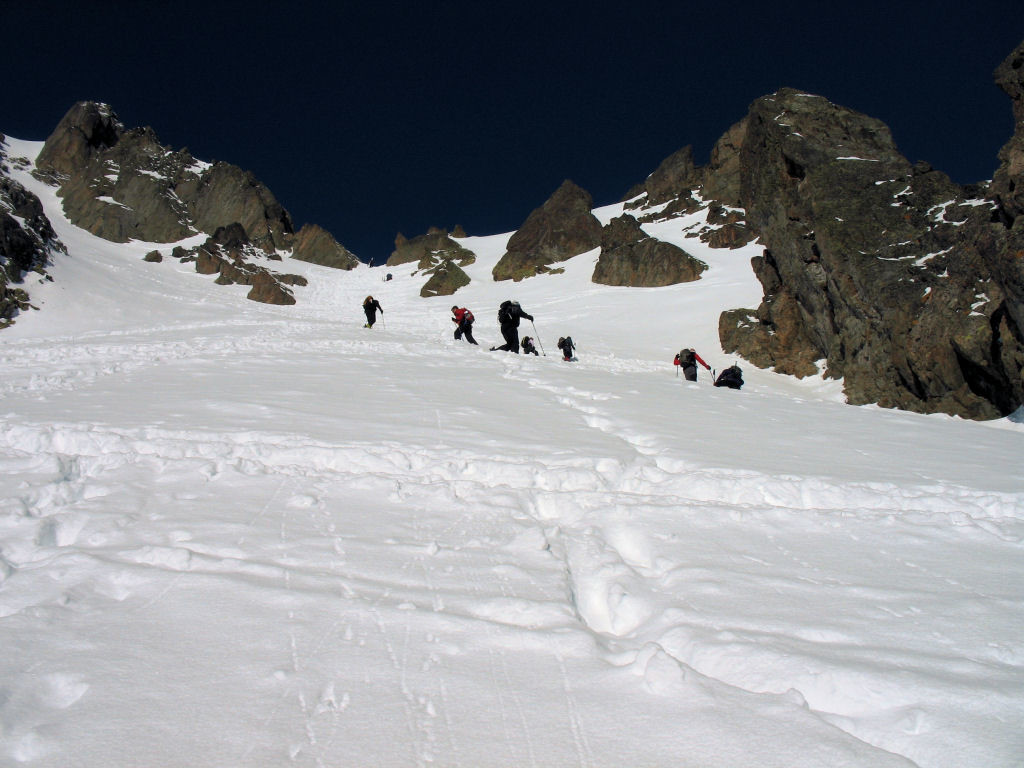 En montant au Col des Crochues