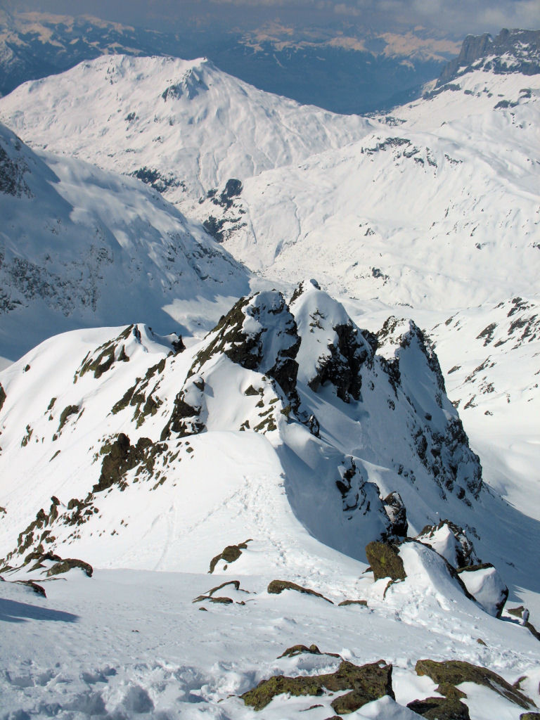Arête mixte de montée