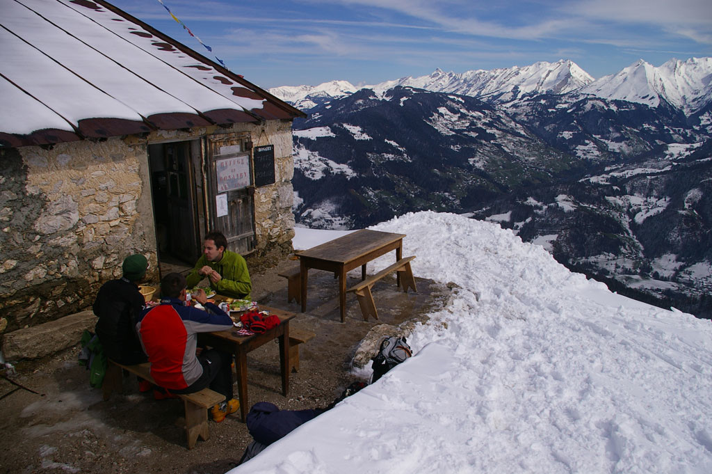 repas au refuge du Rosairy