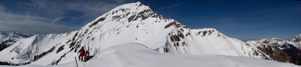 Mont de Grange vu de la Pointe de Mattes