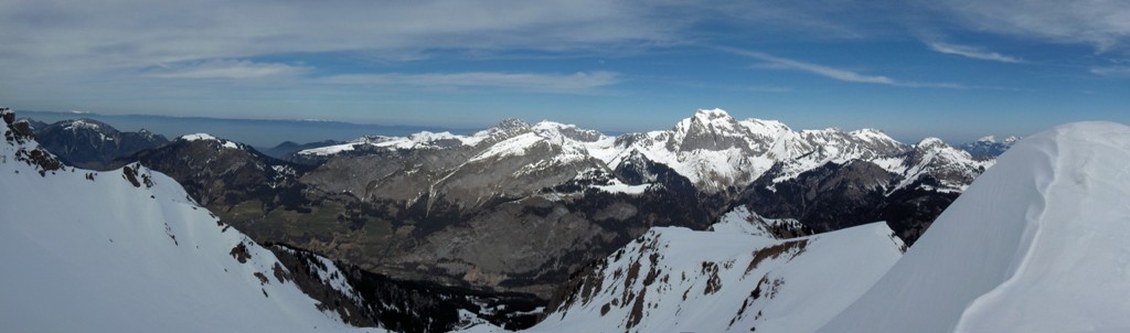 Panorama du Col de la Corne