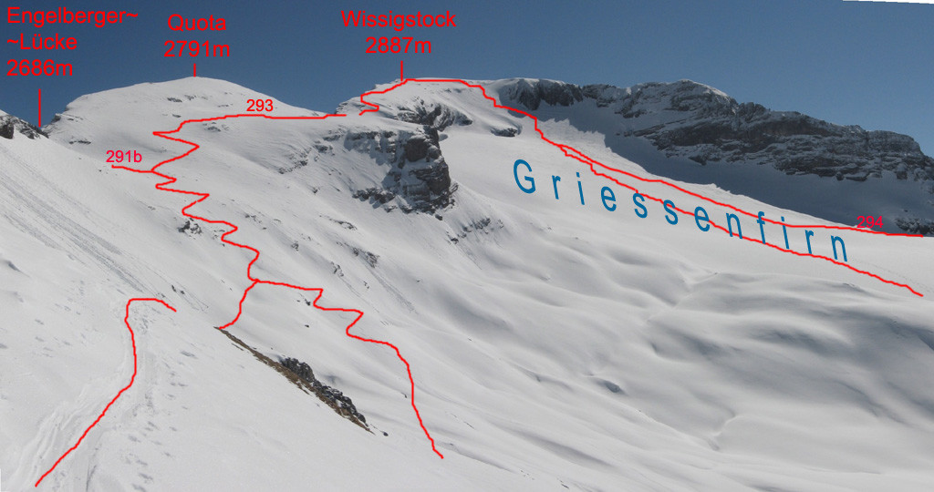 Il Wissigstock visto dalla Rot Grätli
