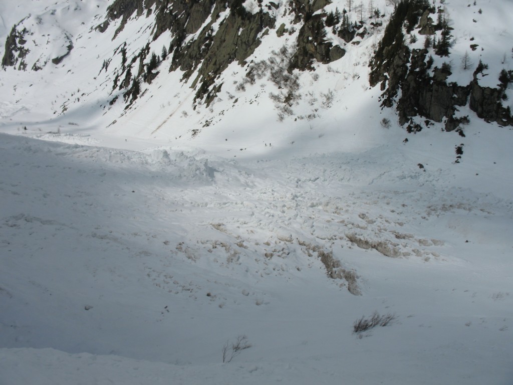 Du col d'Encrenaz, arrivée sur le vallon de Bérard