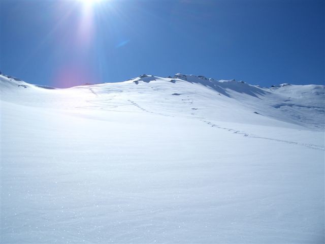 descente sous le col