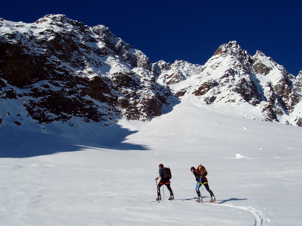 Sulla conoide verso il primo canale