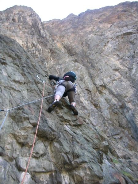 Raphaël dans le 6b