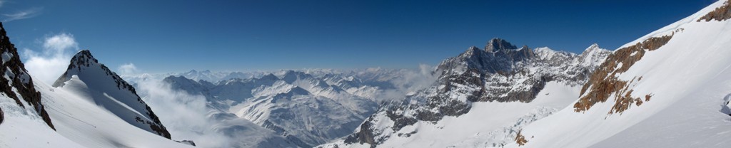Panorama du Val Ferret italien