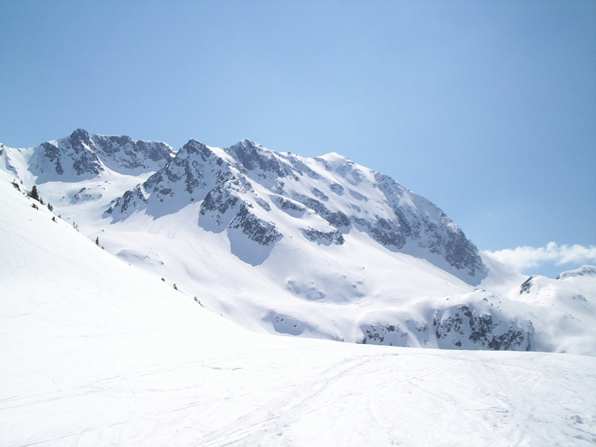 Descente de la Combe Nord depuis le Lac Tournant