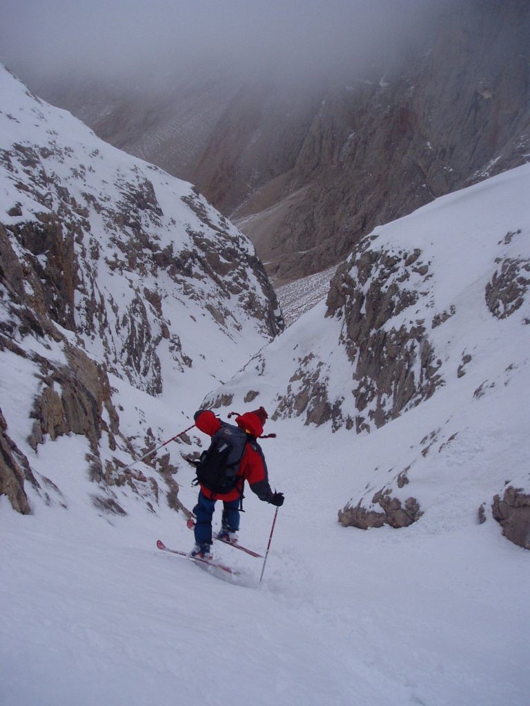 Nico dans les gorges supérieures de Narpuz