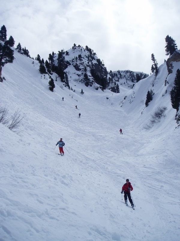 En descendant du passage du Dard