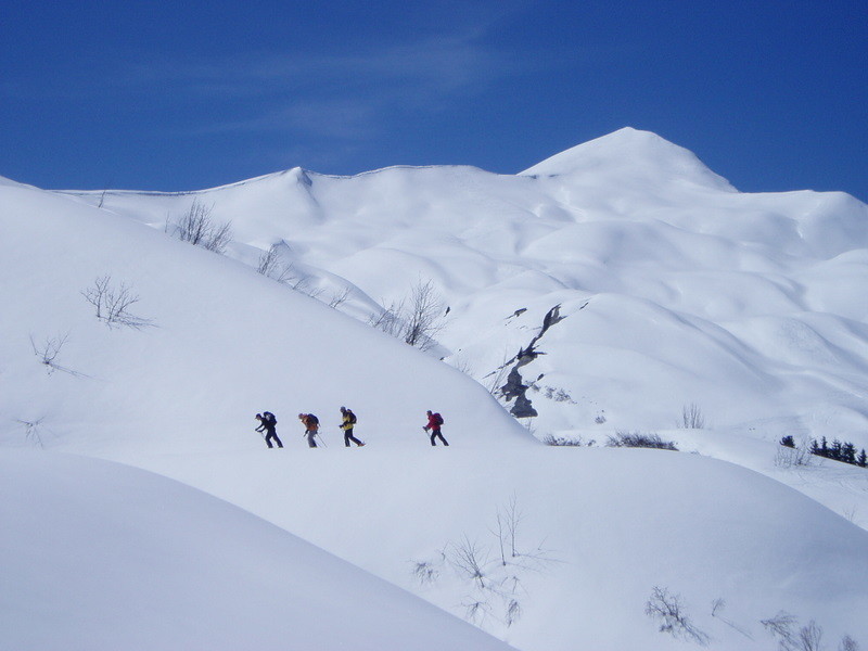 Vers le chalet des Grangettes