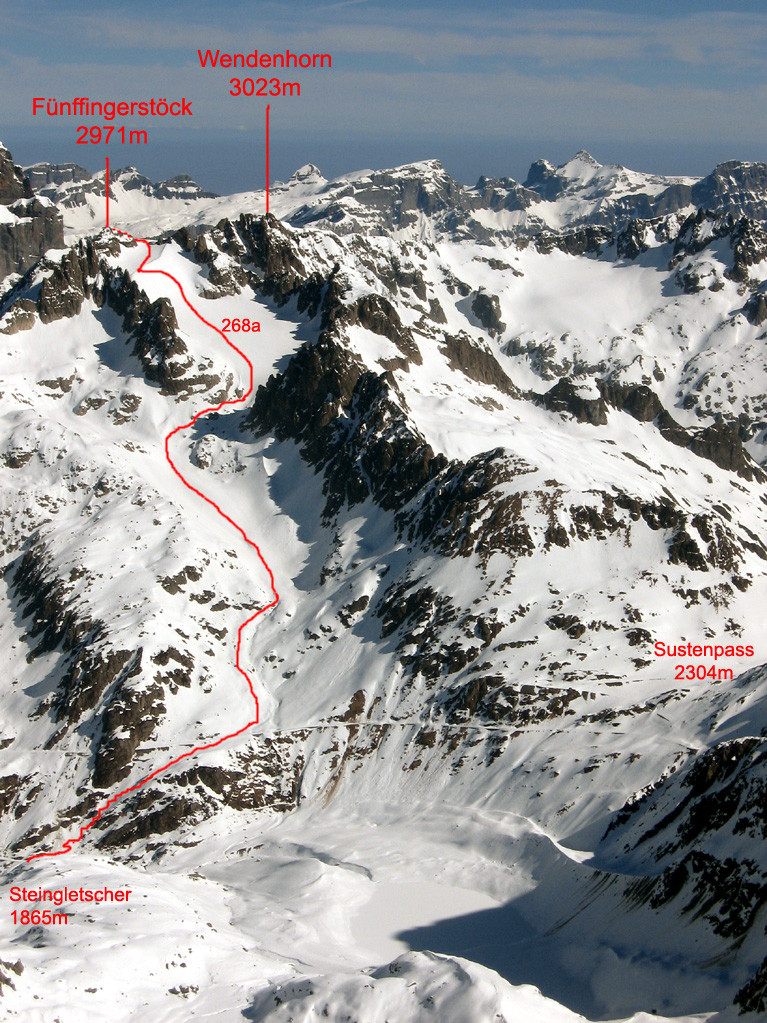 La via di salita
