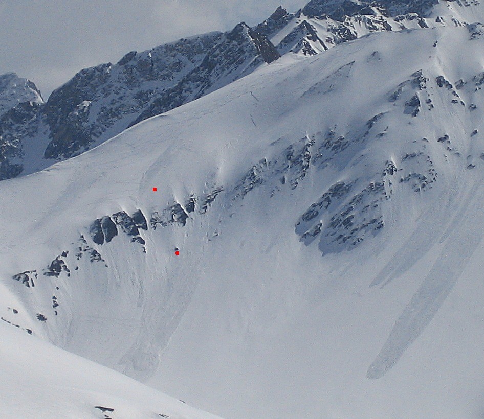 Versant N de l'Aiguille des Angroniettes