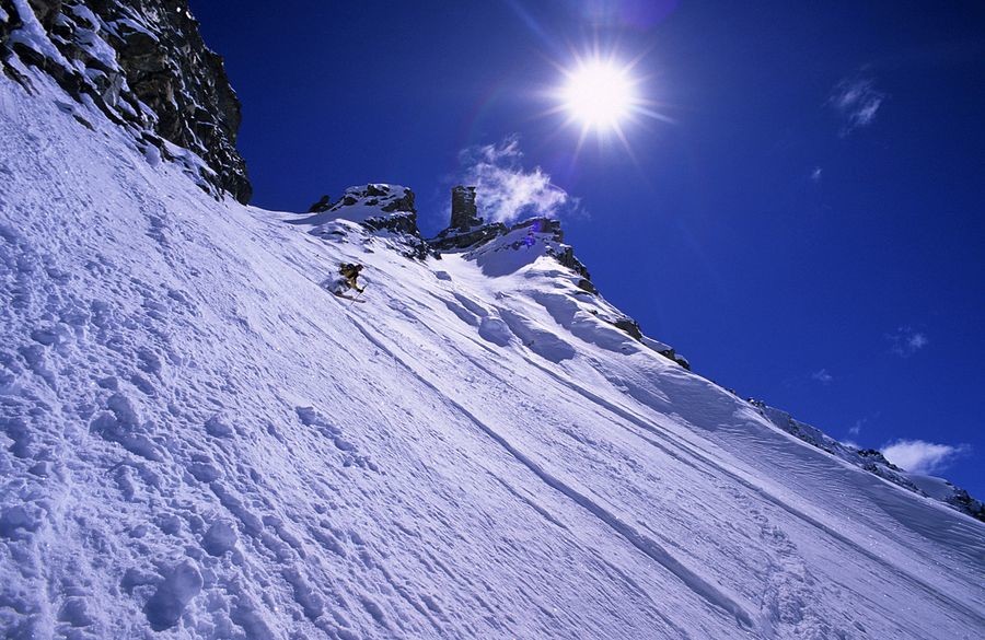 Col Bonney, descente W