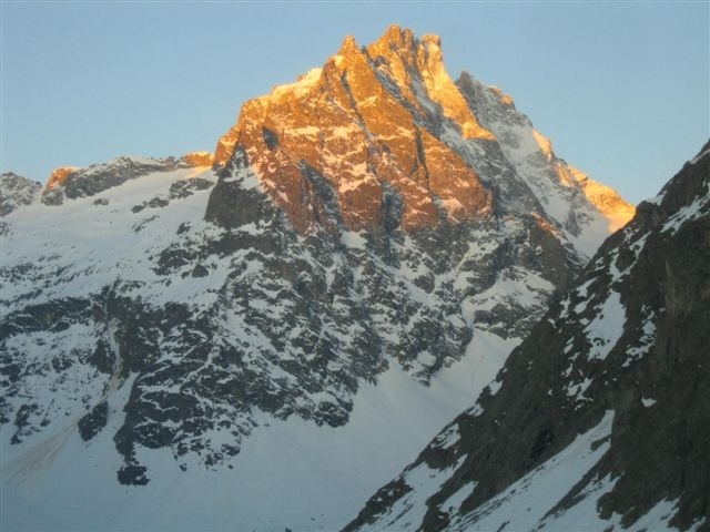 La Meije depuis le refuge de Villar d'Arêne
