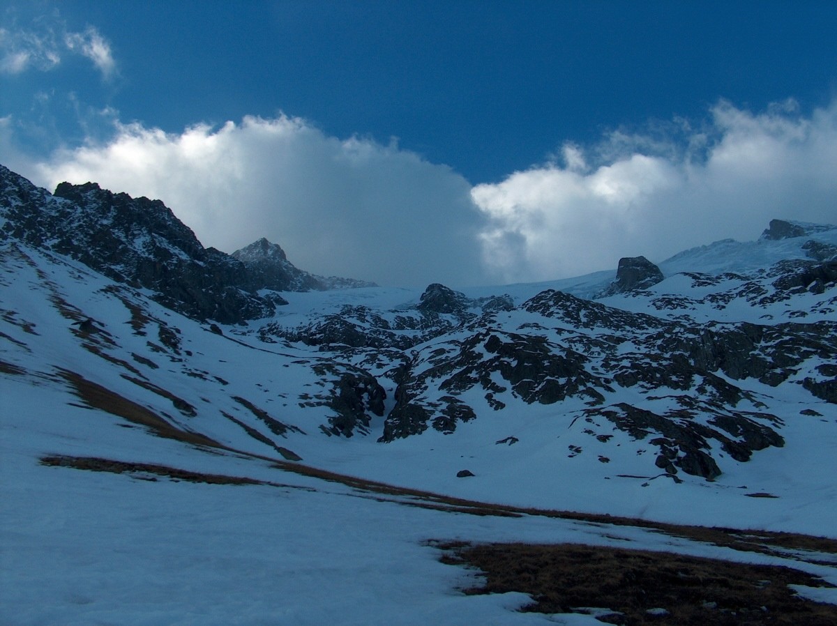 Le Glacier du Tabuchet depuis Côte Longue.