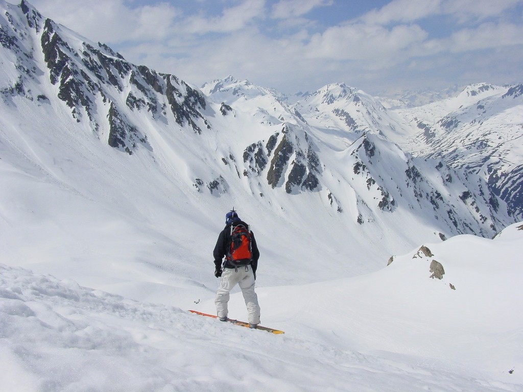 Poncione di Val Piana - Alessandro in discesa