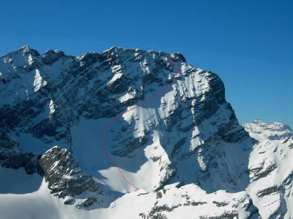 Face N du Grand Muveran