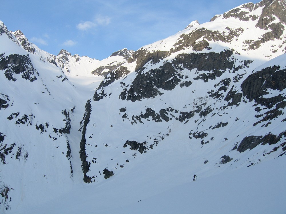 Grassen:la prima parte della Hobergtal ripresa salendo al G. Spannort (foto del 4/2006)