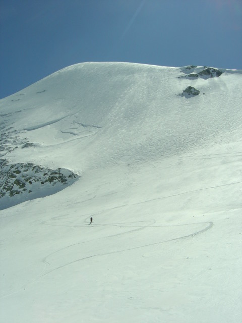 Descente directe de la Vierge au Mont-Brûlé