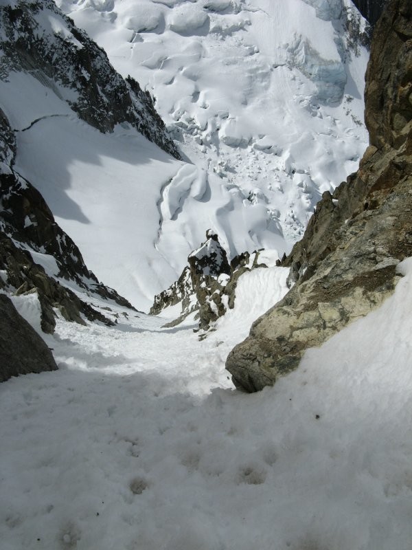 Brèche Puiseux: le couloir