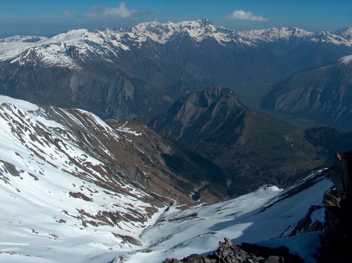 Du Grand Renaud vers Belledonne et Villard-Reymond.