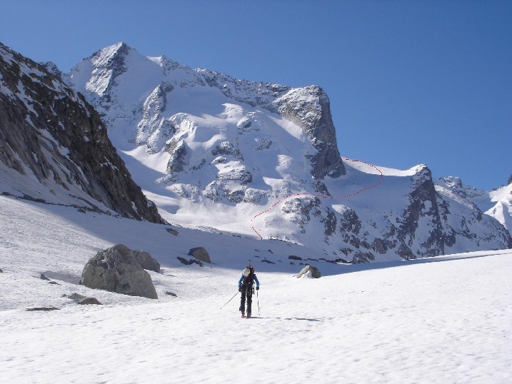 Cima di Rosso, itinerario
