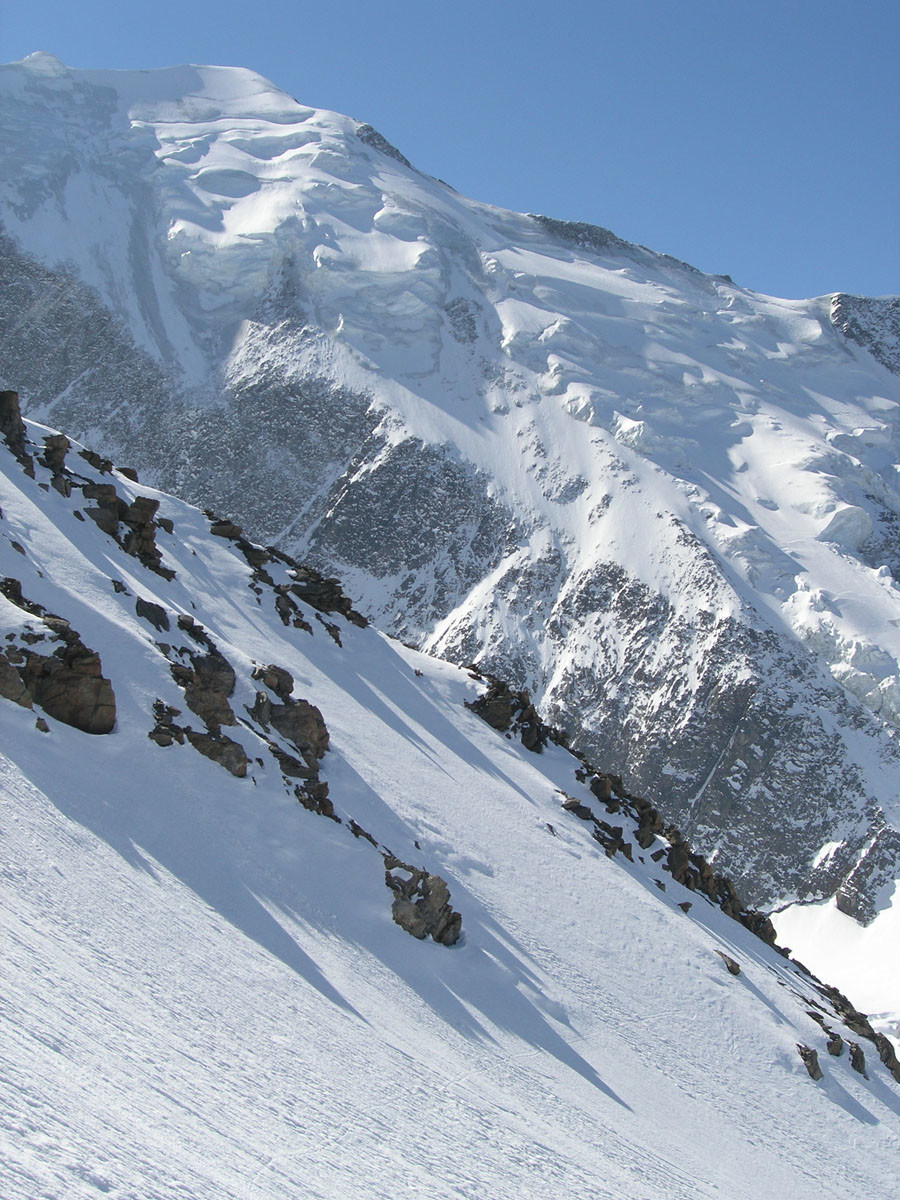 La face nord de l'Aiguille de Bionassay