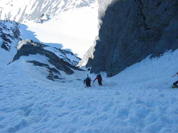 Salendo al Velan per il Couloir d'Annibal
