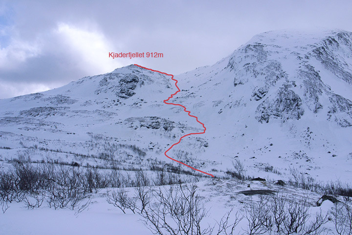 Kjaderfjellet (912 m)