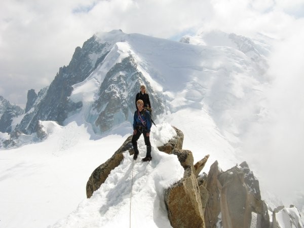 Arête des Cosmiques: sortie