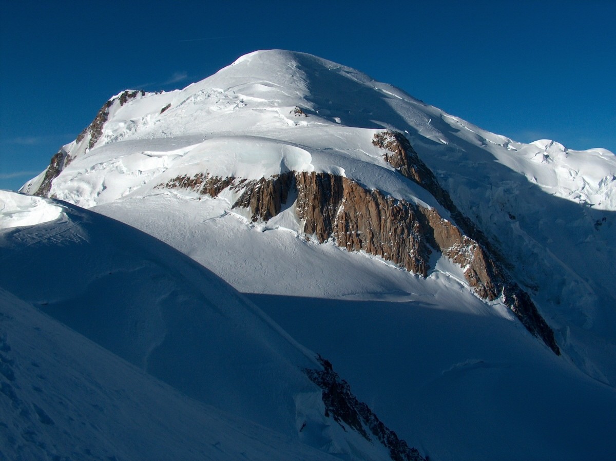 Le Mont Blanc depuis le Col du Mont Maudit.