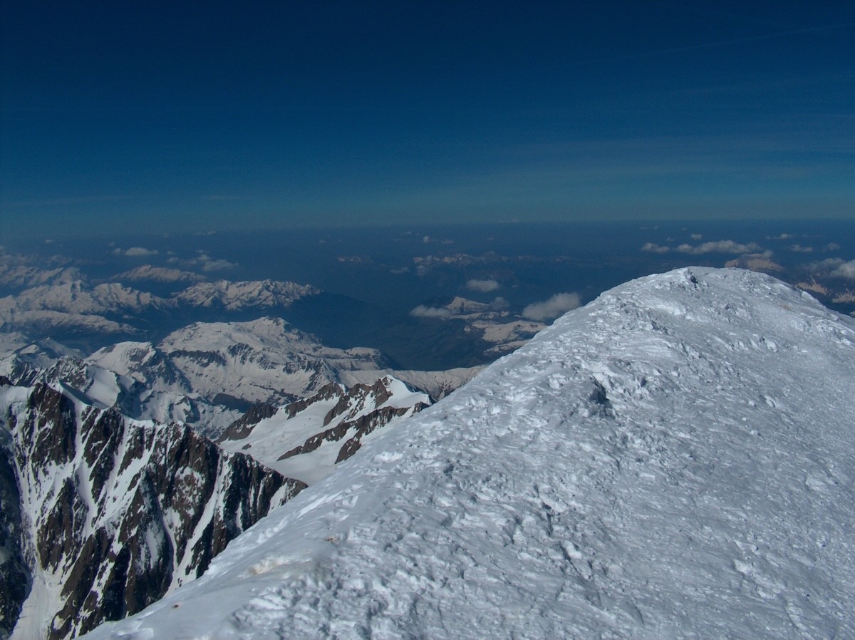Du Mont Blanc vers l'W..