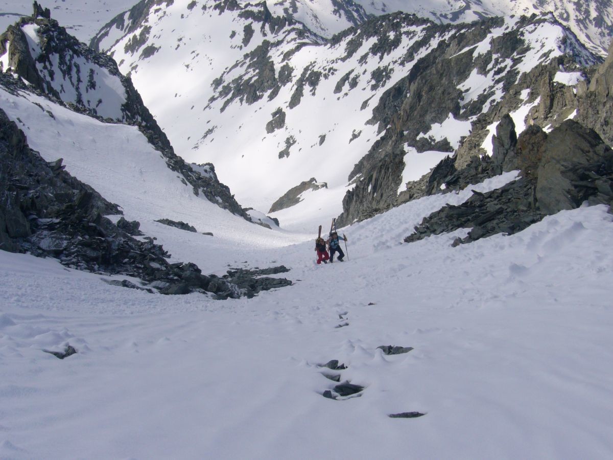 Dans le haut du couloir du Ritord