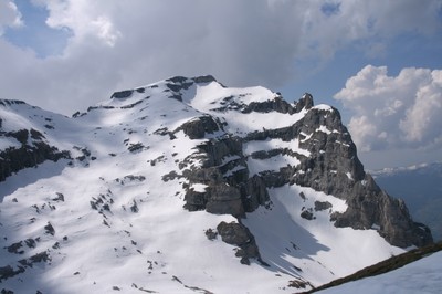 Tête du Colonney depuis l'Aup de Véran Tête du Colonney depuis l'Aup de Véran