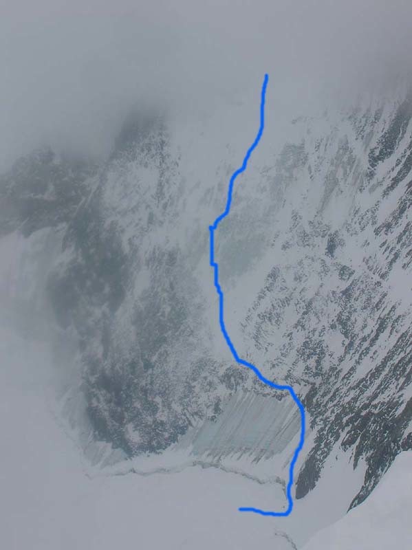 Parete NNE della Lenzspitze