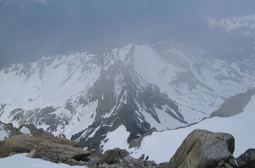 Glacier de la Chaise du Pape - brêche de la Loza