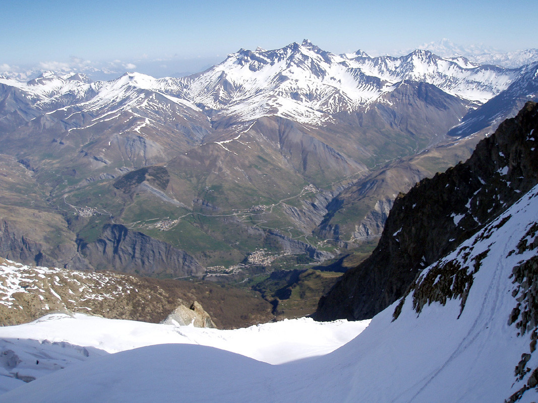 Brèche de la Meije : vue vers le nord