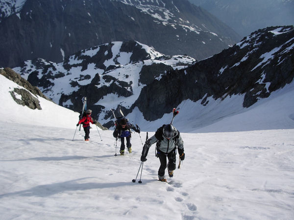 Salendo alla Montagne des Agneaux