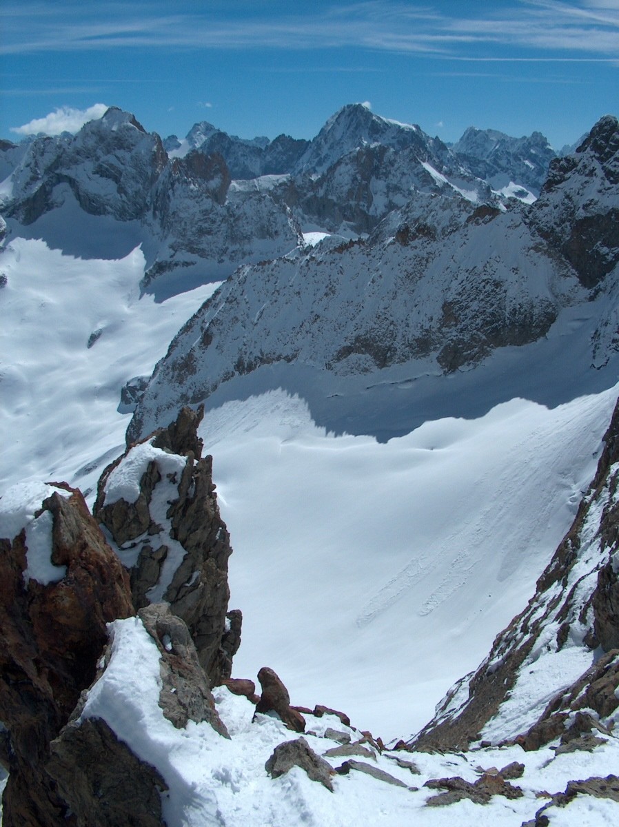 Du Col du Vallon de Lanchâtra vers l'E.