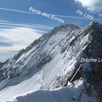 La Barre des Ecrins vue depuis le Dôme