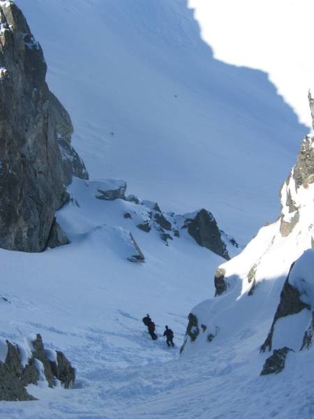 Descente sur glacier de la Combe Madame