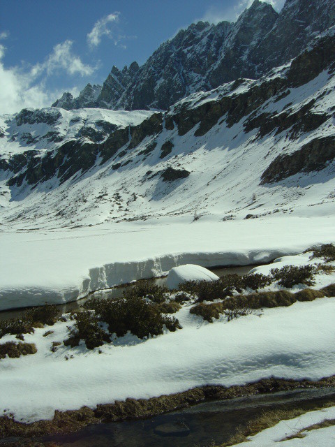 Sur le plateau de Plan du Breuil et la terrasse du bivouac Regondi