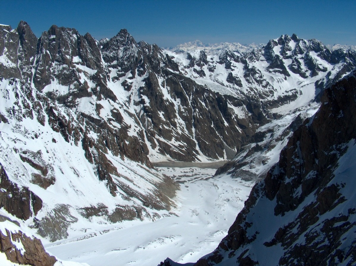 Du Col du Glacier Noir vers le NE.